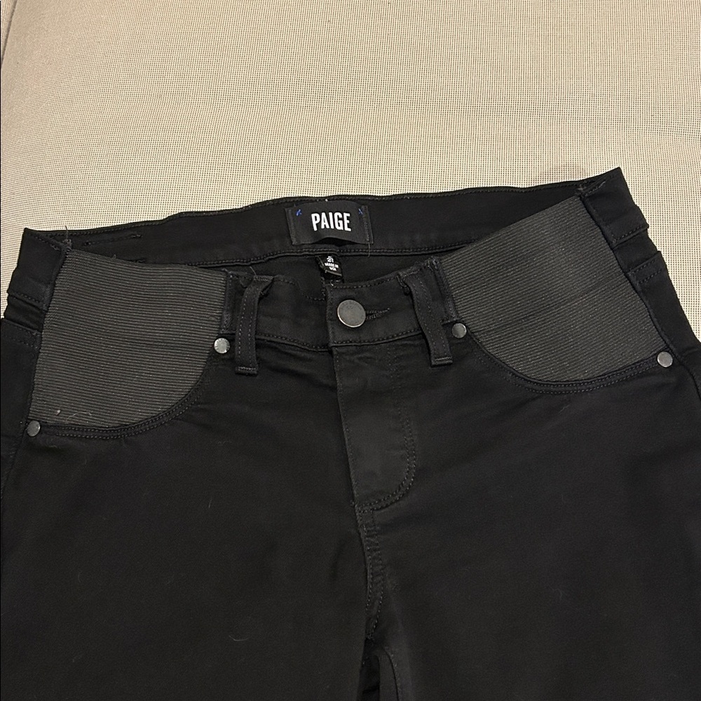 PAIGE Maternity Pants Skyline Ankle Peg - Picture 3 of 14